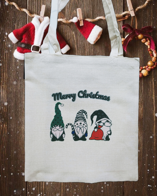 Totebag Navidad Gnomos