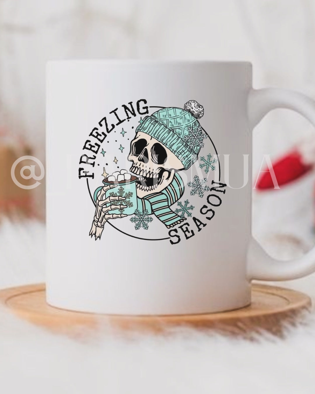 Taza Navidad calavera